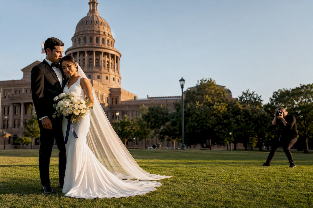 10 Austin Wedding Photo Stops Photographers Use and Transport Tips